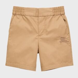 Burberry Kids Tan Flat Front Shorts